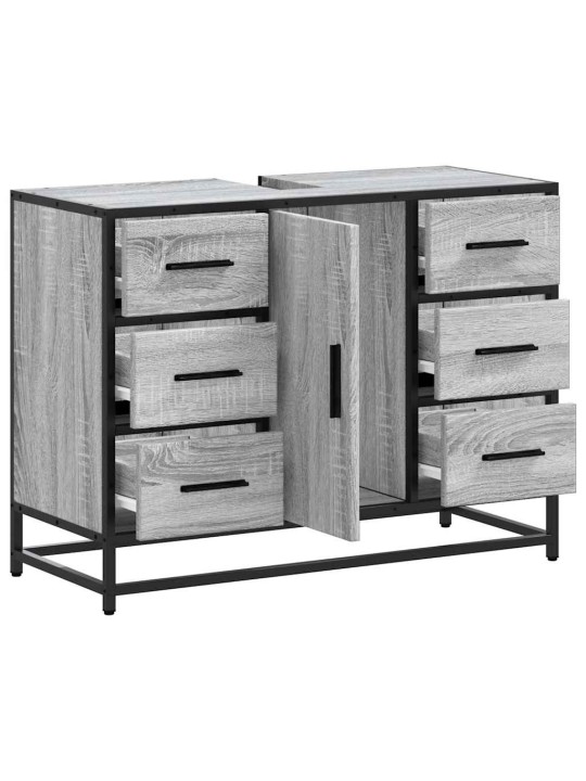 VANNITOAKAPP VALAMU, HALL SONOMA TAMM, 80X33X60 CM, TEHISPUIT