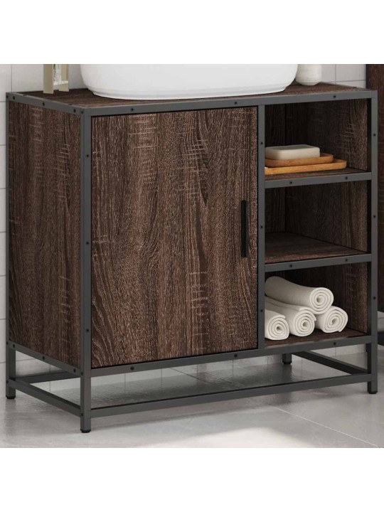 VANNITOA VALAMUKAPP PRUUN TAMM 65X33X60 CM EHITUSPUIT