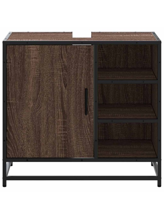 VANNITOA VALAMUKAPP PRUUN TAMM 65X33X60 CM EHITUSPUIT
