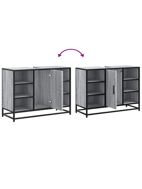 VANNITOAKAPP VALAMU, HALL SONOMA TAMM, 80X33X60 CM, TEHISPUIT
