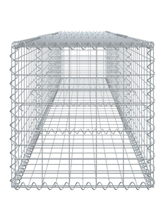 Kaanega gabioonkorv, 400 x 50 x 50 cm, tsingitud raud