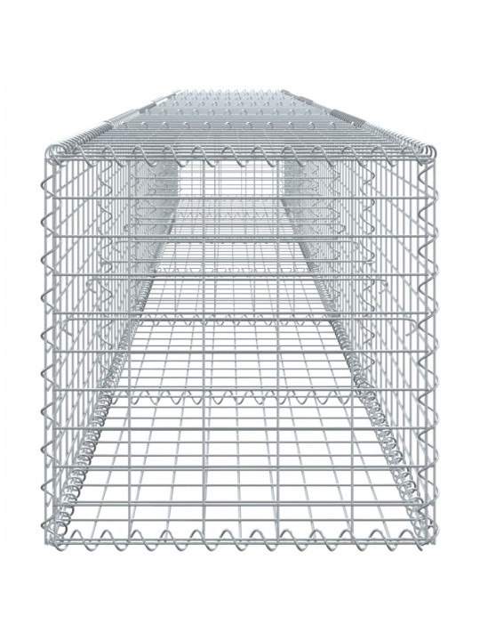 Kaanega gabioonkorv, 600 x 50 x 50 cm, tsingitud raud