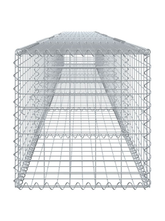 Kaanega gabioonkorv, 700 x 50 x 50 cm, tsingitud raud