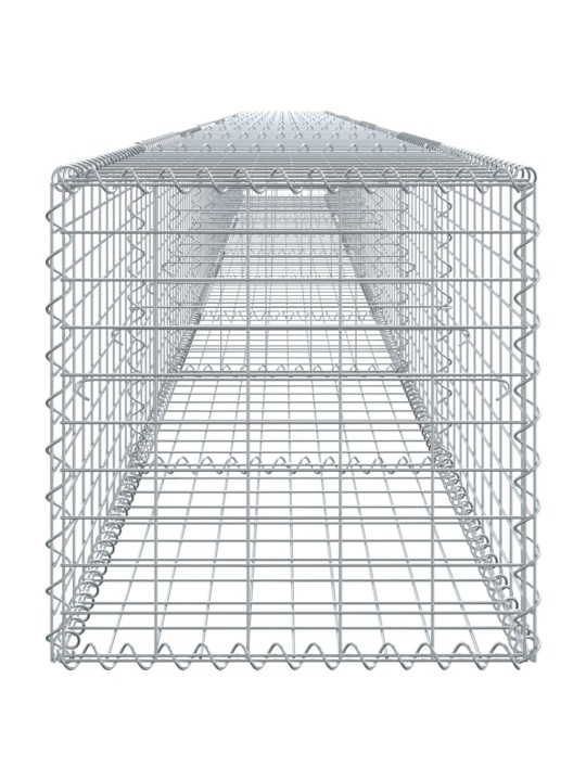 Kaanega gabioonkorv, 900 x 50 x 50 cm, tsingitud raud