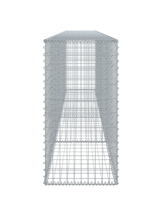 Kattega gabioonkorv, 400 x 50 x 100 cm, tsingitud raud