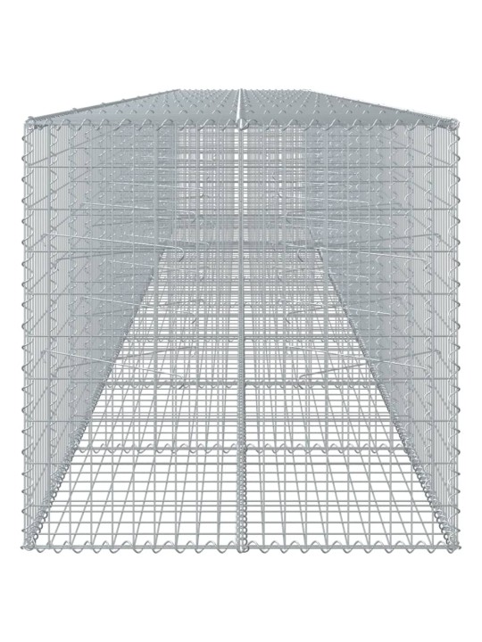 Kaanega gabioonkorv, 900x100x100 cm, tsingitud raud
