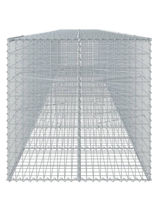Kaanega gabioonkorv, 1100 x 100 x 100 cm, tsingitud raud
