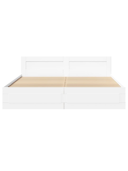 VOODIRAAM PEATSIGA ILMA MADRATSITA VALGE 200X200 CM