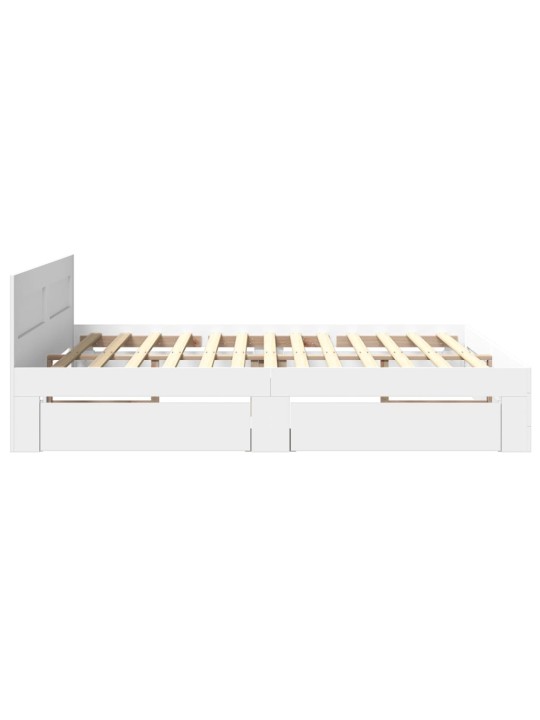 VOODIRAAM PEATSIGA ILMA MADRATSITA VALGE 200X200 CM