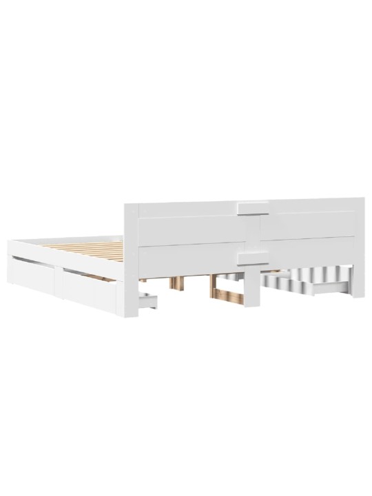 VOODIRAAM PEATSIGA ILMA MADRATSITA VALGE 200X200 CM