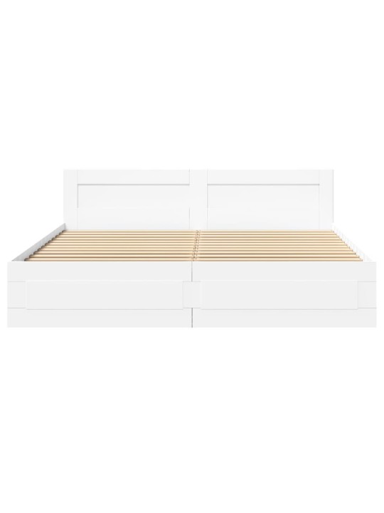 VOODIRAAM PEATSIGA ILMA MADRATSITA VALGE 180X200 CM