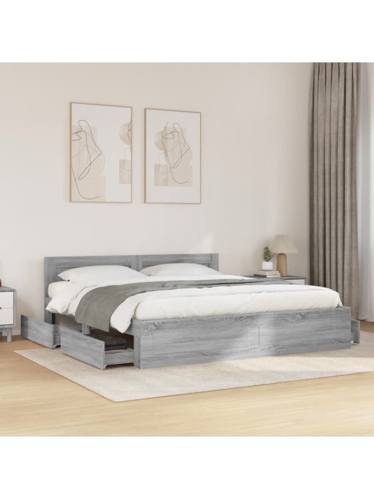 VOODIRAAM PEATSIGA, HALL SONOMA TAMM, 180X200 CM, TEHISPUIT