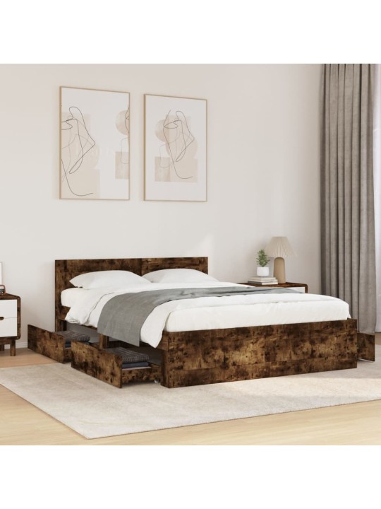 VOODIRAAM PEATSIGA, SUITSUTATUD TAMM, 135 X 190 CM, TEHISPUIT