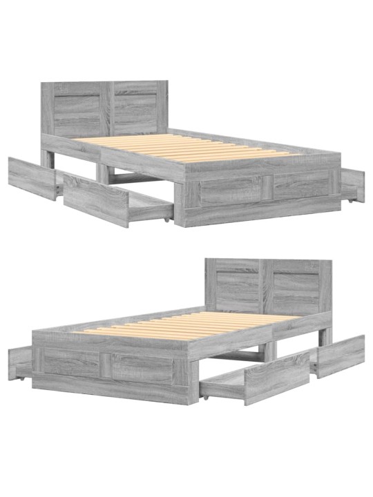VOODIRAAM PEATSIGA, HALL SONOMA TAMM, 75X190 CM, TEHISPUIT