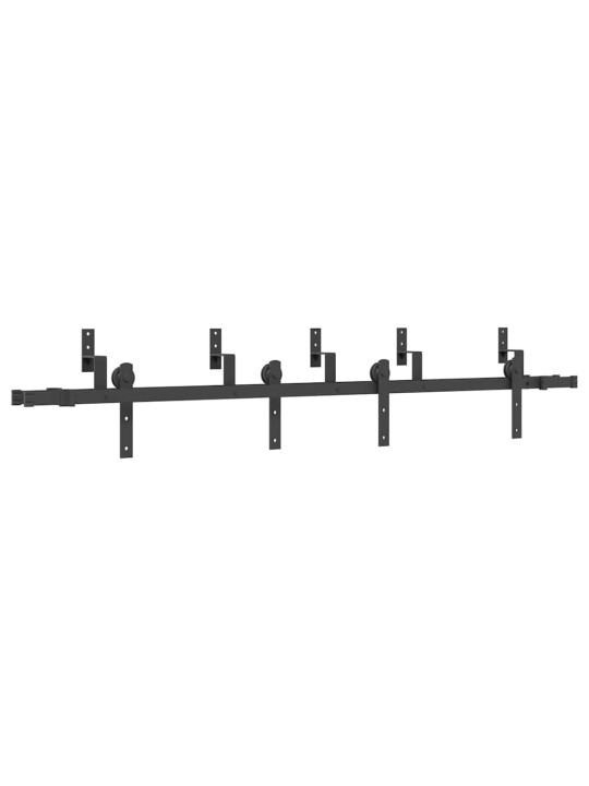 LIUGUKSE TARVIKUTE KOMPLEKT 213,5 CM TERASEST, MUST
