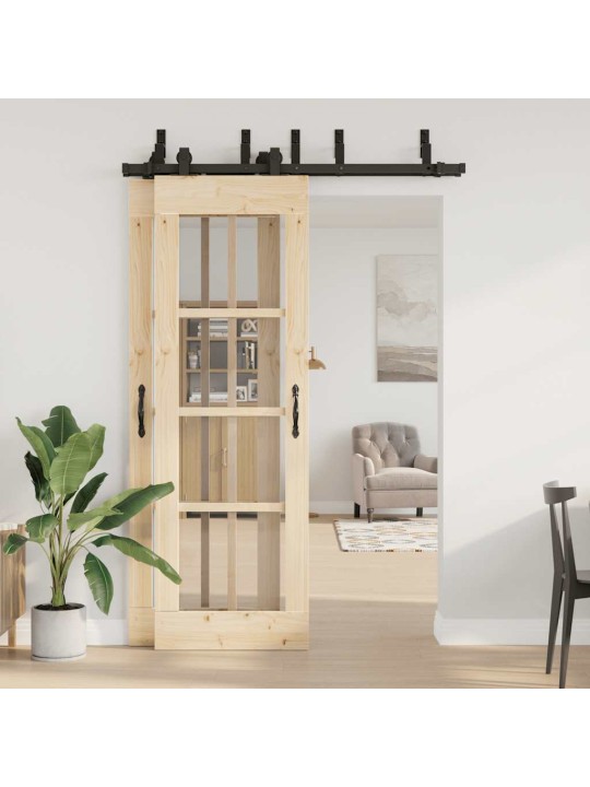 Liugukse tarvikute komplekt 152,5 cm terasest, must