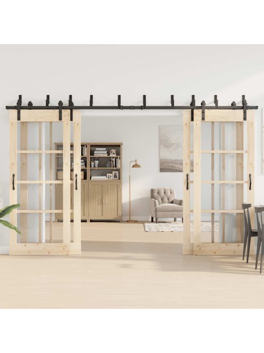 LIUGUKSE TARVIKUTE KOMPLEKT 427 CM TERASEST, MUST