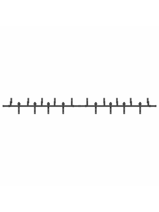 LIUGUKSE TARVIKUTE KOMPLEKT 427 CM TERASEST, MUST