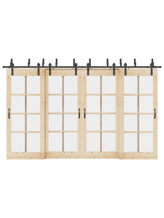 LIUGUKSE TARVIKUTE KOMPLEKT 427 CM TERASEST, MUST