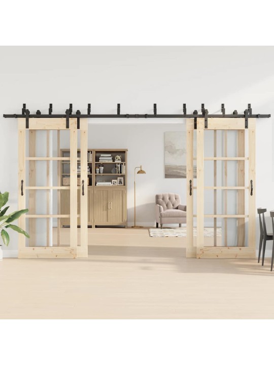 LIUGUKSE TARVIKUTE KOMPLEKT 400 CM TERASEST, MUST