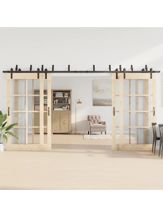 LIUGUKSE TARVIKUTE KOMPLEKT 427 CM TERASEST, MUST