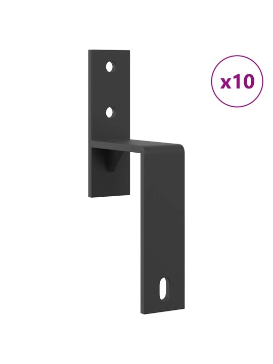 LIUGUKSE TARVIKUTE KOMPLEKT 427 CM TERASEST, MUST