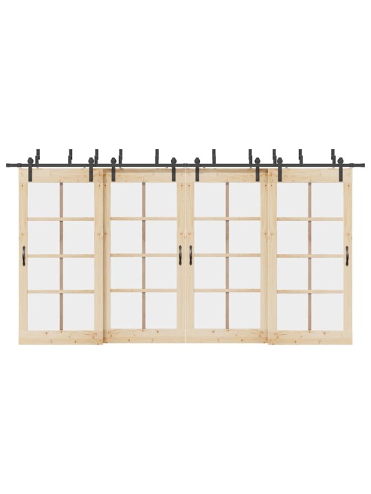 LIUGUKSE TARVIKUTE KOMPLEKT 427 CM TERASEST, MUST