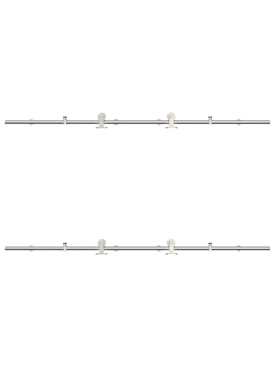 LIUGUKSETARVIKUTE KOMPLEKT, 200 CM, ROOSTEVABA TERAS, HÕBEDANE