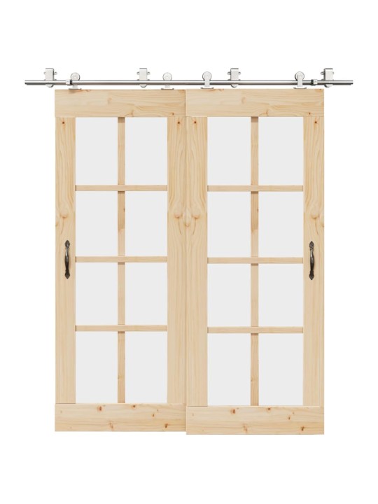LIUGUKSETARVIKUTE KOMPLEKT, 200 CM, ROOSTEVABA TERAS, HÕBEDANE