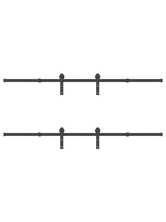 LIUGUKSE TARVIKUTE KOMPLEKT 427 CM TERASEST, MUST