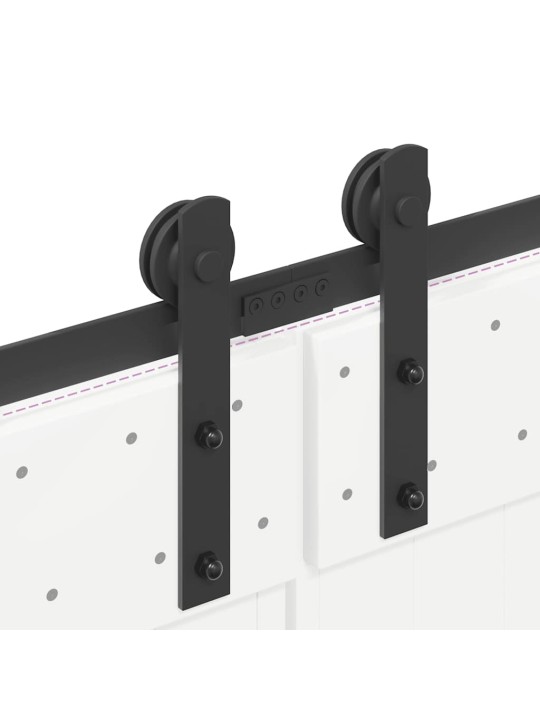LIUGUKSE TARVIKUTE KOMPLEKT 427 CM TERASEST, MUST