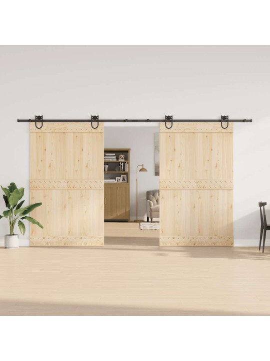 LIUGUKSE TARVIKUTE KOMPLEKT 400 CM TERASEST, MUST