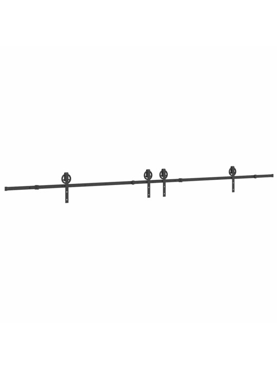 LIUGUKSE TARVIKUTE KOMPLEKT 400 CM TERASEST, MUST