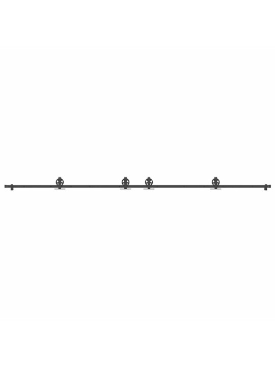 LIUGUKSE TARVIKUTE KOMPLEKT 400 CM TERASEST, MUST