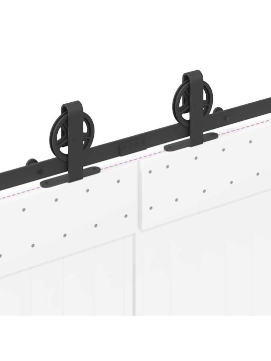 LIUGUKSE TARVIKUTE KOMPLEKT 400 CM TERASEST, MUST