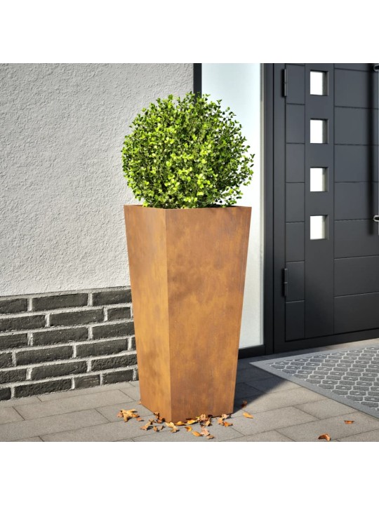 Aia taimekast, 35x35x75 cm corten teras