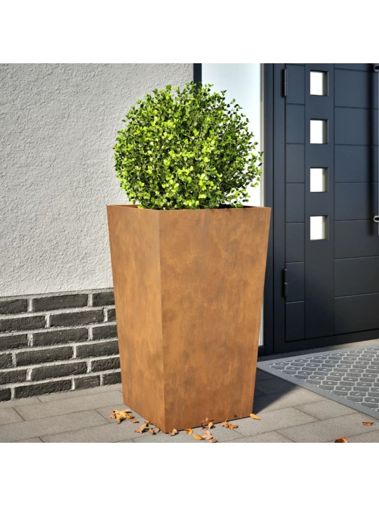 Aia taimekast, 45x45x75 cm corten teras