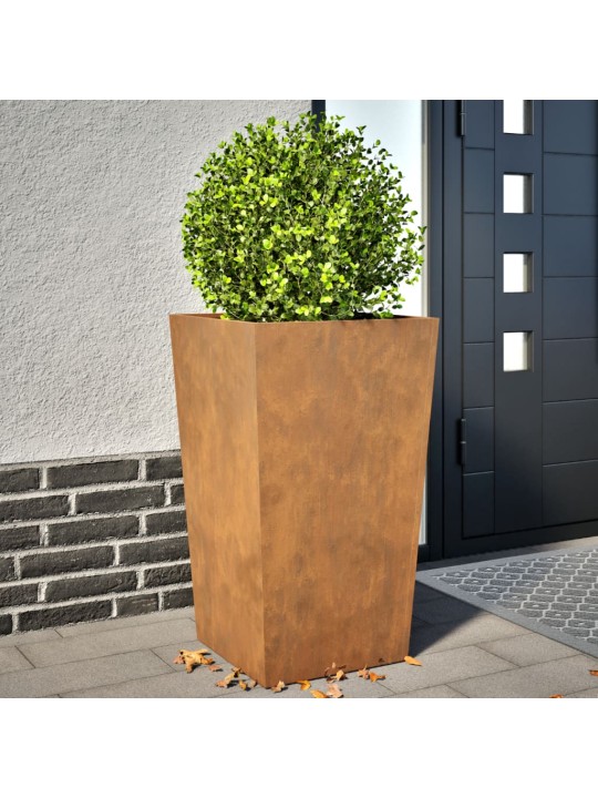 Aia taimekastid 2 tk, 45x45x75 cm, corten teras