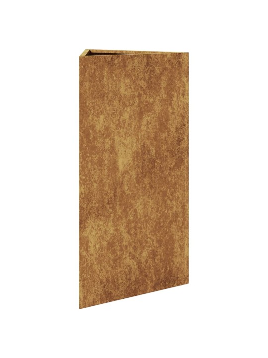 Aia taimekastid 2 tk, kolmnurk, 40x34,5x70 cm, corten teras