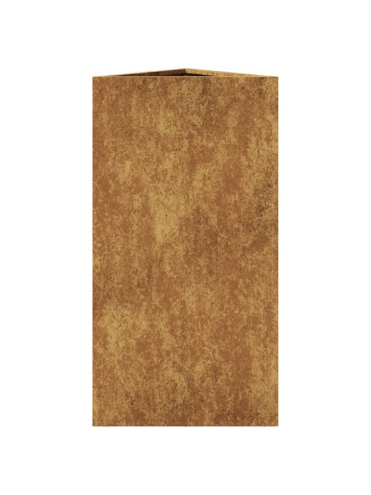 Aia taimekastid 2 tk, kolmnurk, 40x34,5x70 cm, corten teras