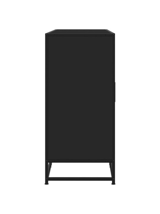 PUHVETKAPP, MUST, 134X35X76 CM, TEHISPUIT