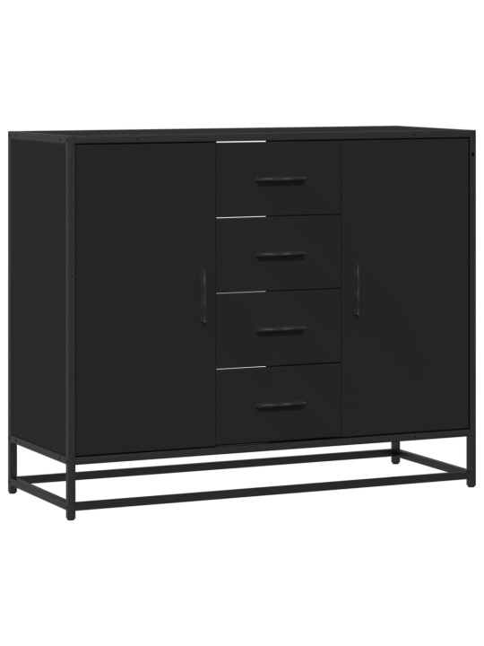 PUHVETKAPP MUST 92X35X76 CM ENGINEERED WOOD