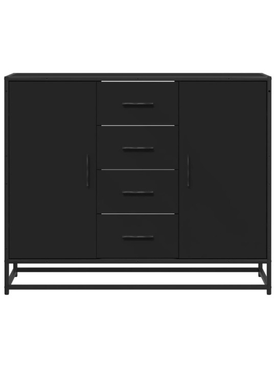 PUHVETKAPP MUST 92X35X76 CM ENGINEERED WOOD