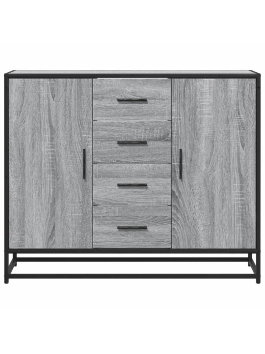 PUHVETKAPP HALL SONOMA 92X35X76 CM ENGINEERED WOOD