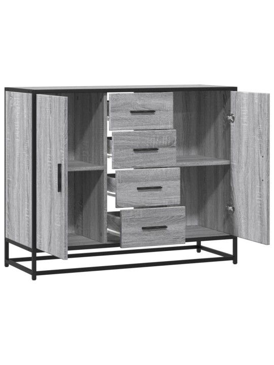 PUHVETKAPP HALL SONOMA 92X35X76 CM ENGINEERED WOOD