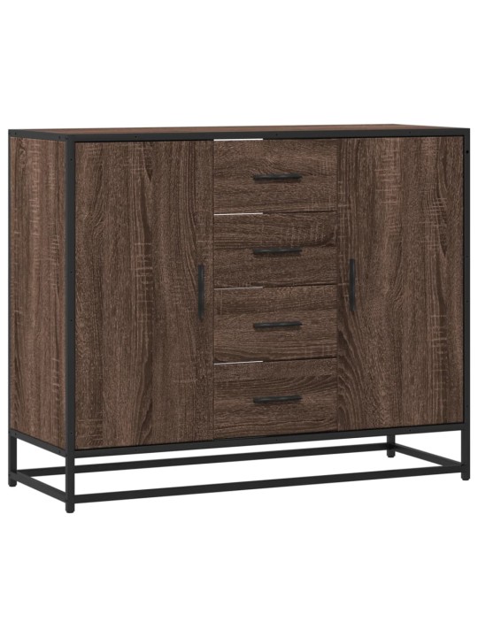 PUHVETKAPP PRUUN TAMM 92X35X76 CM ENGINEERED WOOD