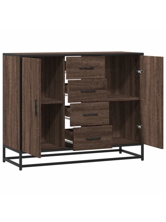PUHVETKAPP PRUUN TAMM 92X35X76 CM ENGINEERED WOOD