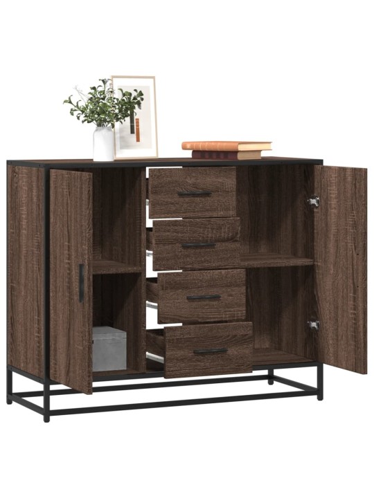 PUHVETKAPP PRUUN TAMM 92X35X76 CM ENGINEERED WOOD