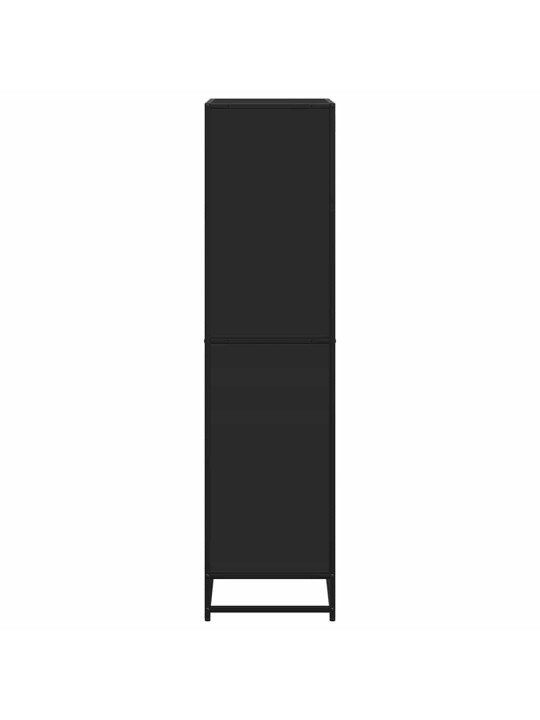 RAAMATURIIUL, MUST, 60X35X139 CM, TEHISPUIT