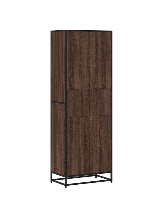 RAAMATURIIUL, PRUUN TAMM, 60X35X170,5 CM, TEHISPUIT